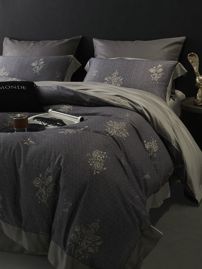 Juego de Cama Retro Algodón Peinado 4 Piezas - Calidez para Otoño e Invierno - Image 7