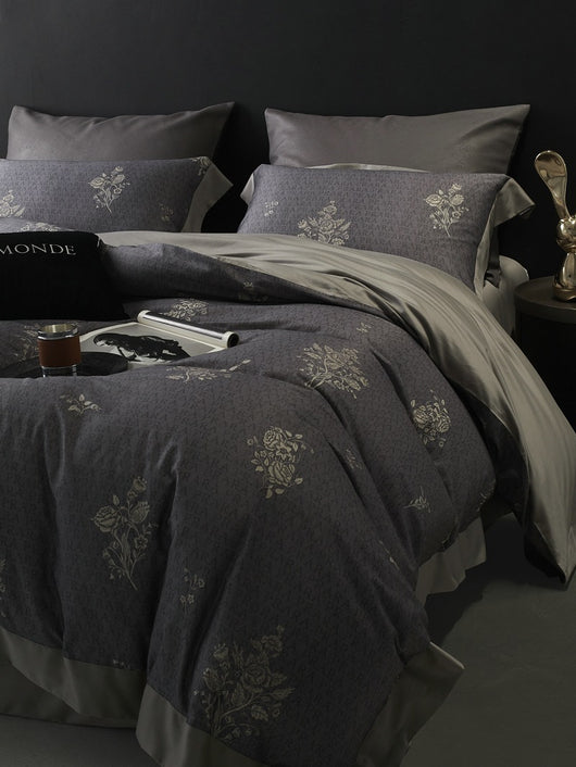 Juego de Cama Retro Algodón Peinado 4 Piezas - Calidez para Otoño e Invierno - Image 7