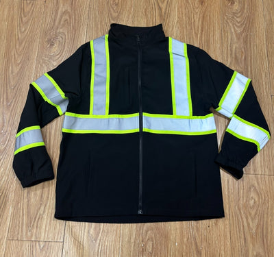 Ropa de Trabajo Impermeable Reflectante Night Black Soft Shell - Image 11