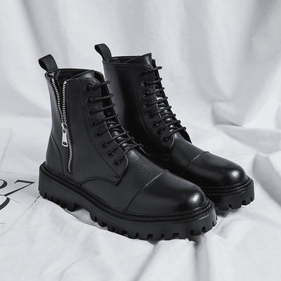 Botas Martin Cortas de Suela Gruesa - Estilo Británico Trendy - Image 3