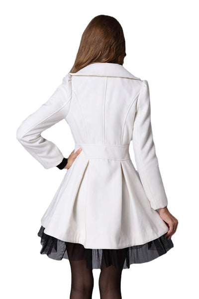 Abrigo Cruzado Midi para Mujer - Image 5
