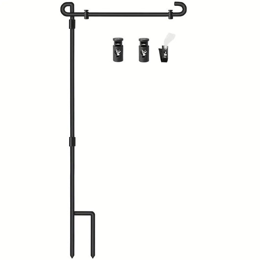 Soporte Metálico para Banderas de Jardín con Tela Lino - Image 15