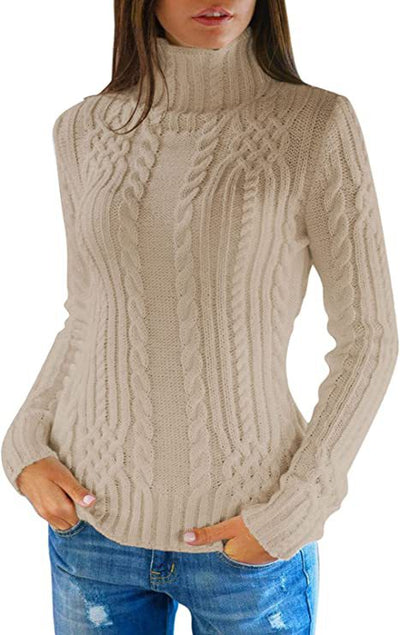 Suéter Ajustado de Cuello Alto para Mujer - Diseño Elegante y Versátil - Image 6