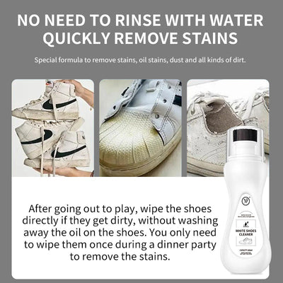 Limpiador de Zapatos Blanco sin Agua - Removedor de Manchas y Brillo Instantáneo - Image 4