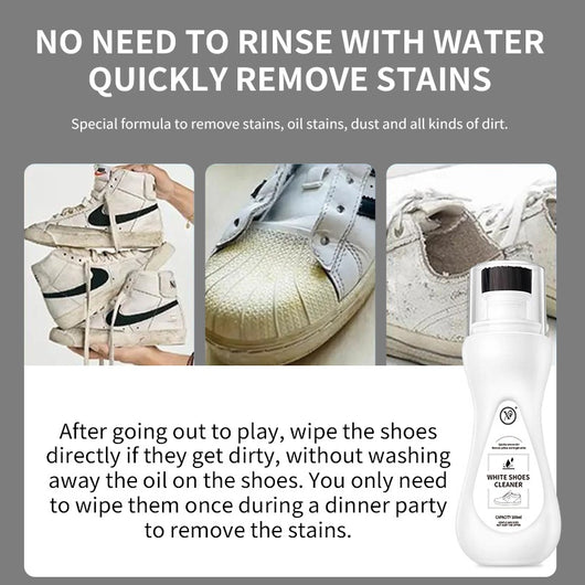 Limpiador de Zapatos Blanco sin Agua - Removedor de Manchas y Brillo Instantáneo - Image 4