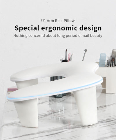 Soporte Desmontable de Dos Manos para Almohada de Uñas - Image 11