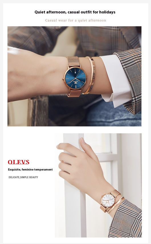 Reloj de Pareja Elegante Unisex con Movimiento de Cuarzo - Image 18
