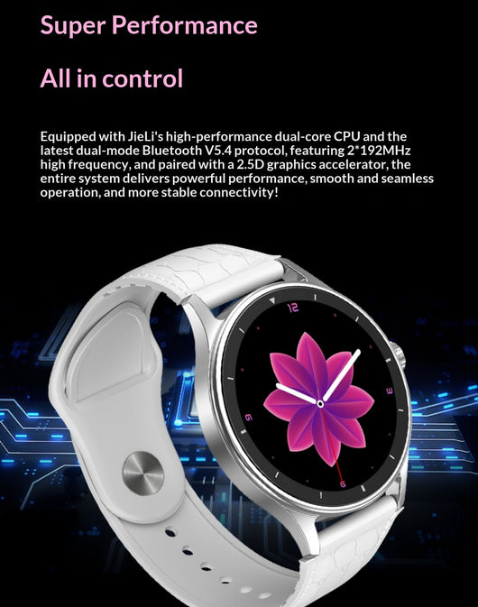 Reloj Deportivo Bluetooth con Doble Correa de Acero Inoxidable Pulido - Image 16