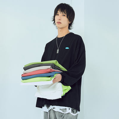 Camisa de Manga Larga con Bordado de Color Sólido - Image 12