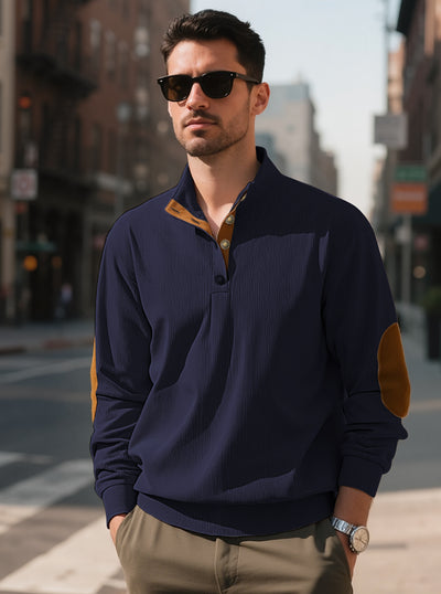Suéter Casual de Cuello Alto para Hombre - Otoño e Invierno - Image 33