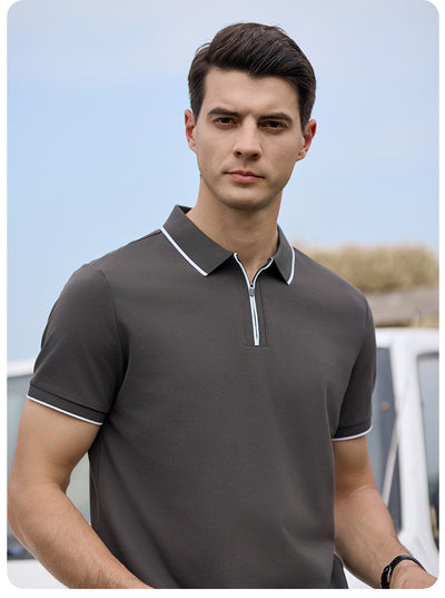 Polo Casual de Manga Corta con Cuello para Hombre - Image 14