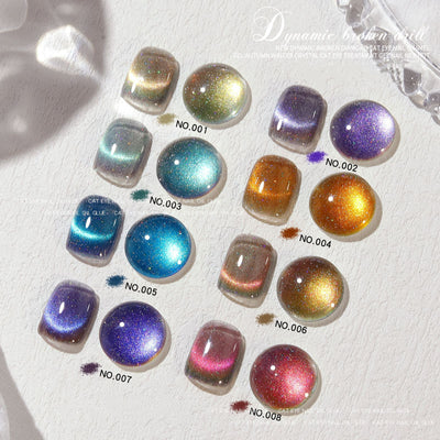 Esmalte de Uñas Whitening Cat Eye con Fototerapia Cristal Dinámico - Image 18