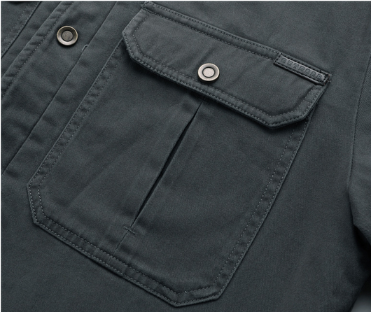 Abrigo de Algodón Grueso con Capucha para Hombre - Largo Medio - Image 15