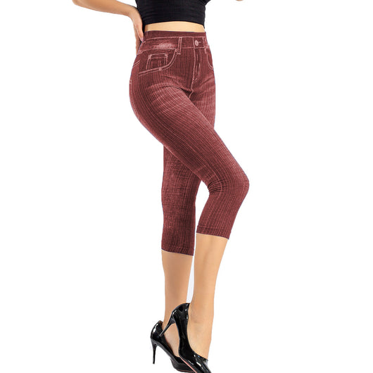 Jeans Slim Fit Levanta Glúteos con Estampado y Tela Elástica - Image 6