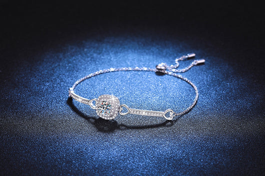 Pulsera de Plata Esterlina con Dije Cuadrado para Mujer - Image 8