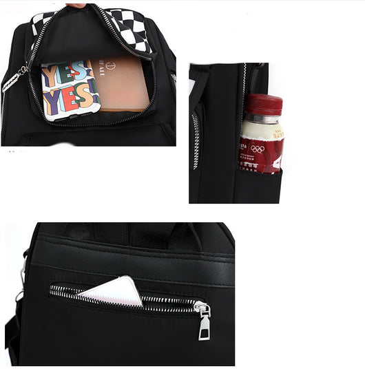 Mochila de Lona Nylon Bicolor Ultraligera - Image 10
