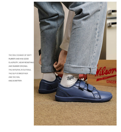 Zapatos Casuales de Cuero Ancho con Velcro para Hombre y Mujer Talla Grande - Image 22