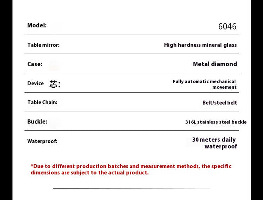 Reloj Mecánico de Lujo con Zirconia Resistente al Agua - Image 14