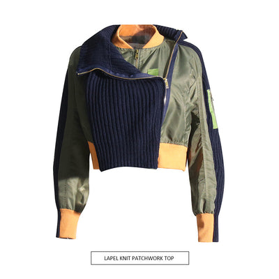 Suéter Cuello Alto Corto Tejido para Mujer - Image 6