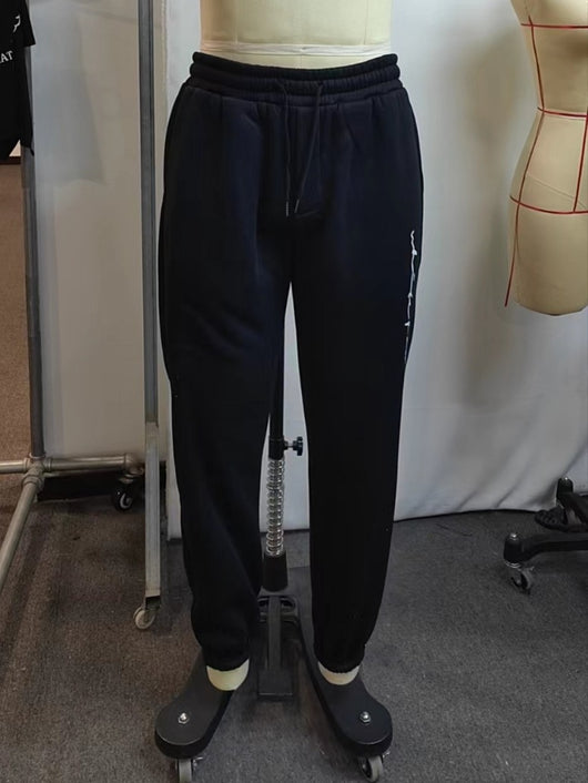 Pantalones Casuales Minimalistas Estampados para Otoño - Image 4
