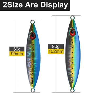 Señuelo Luminoso UV para Pesca en Barco - Placa Basculante 60g/90g - Image 4