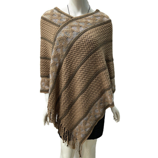Chal Pullover Étnico con Diseño de Diamantes - Image 19