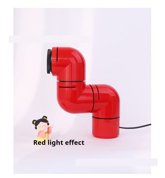 Lámpara Decorativa Futurista con Tuberías Rotativas - Image 11
