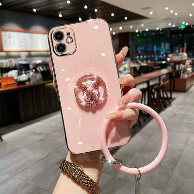 Funda Protectora Lujo Oso Brillante con Cristales Electrochapados - Image 23
