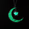 Halloween Multi-colored Moonlit Owl Necklace Option 2