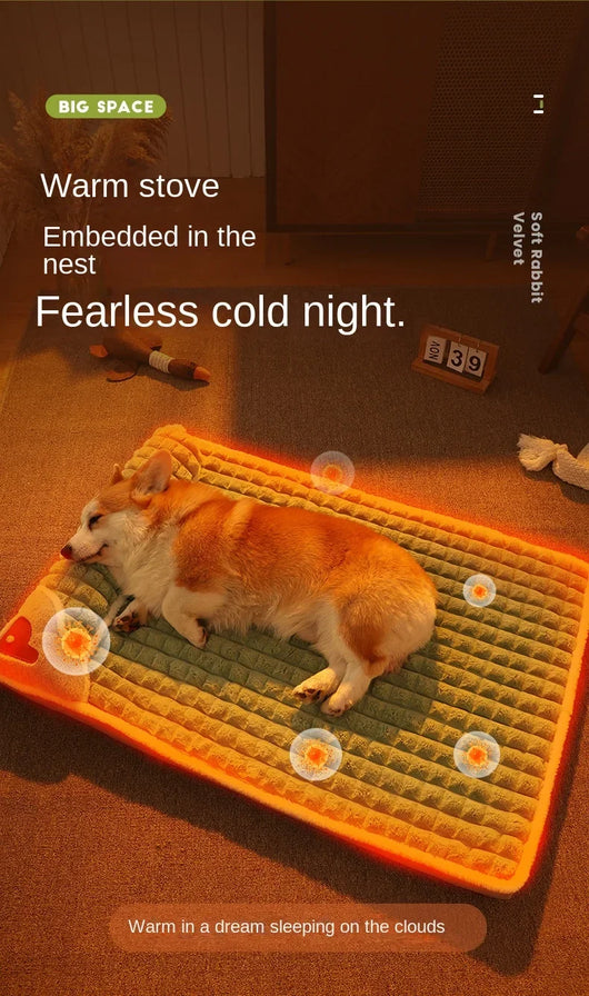 Cama Térmica para Perros Grandes - Colchoneta Desmontable y Lavable para Otoño e Invierno - Image 16