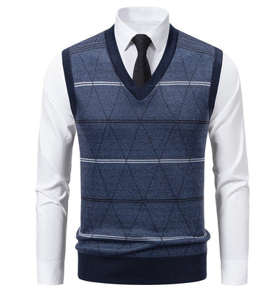Chaleco Pullover Acolchado para Papá - Diseño Diamante Cálido - Image 18
