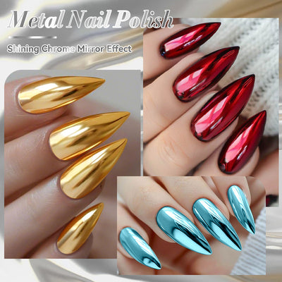 Esmalte de Uñas Espejo Metalizado Secado Rápido sin Horno - Image 58