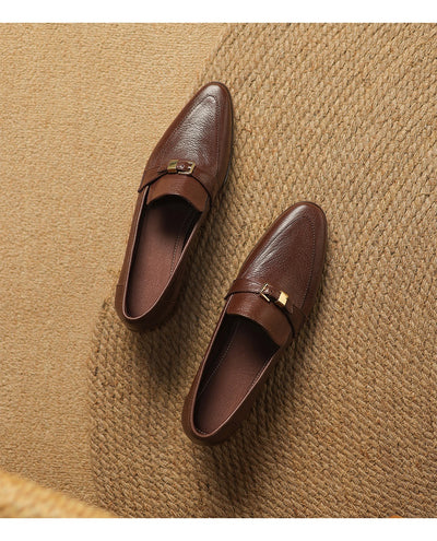 Zapatos de Cuero Británicos con Tacón Bajo de 3cm - Estilo Casual Primavera para Mujer - Image 10