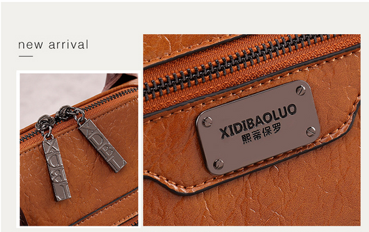 Bolso de Cuero Retro Bicolor con Bandolera Diagonal - Image 18