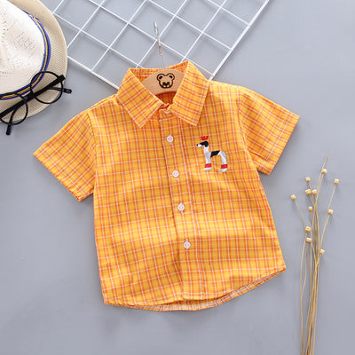 Camisa con Bordado de Cuadros - Image 5