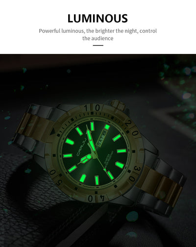 Reloj de Negocios para Hombre con Esfera Grande, Resistente al Agua y Doble Calendario - Image 10
