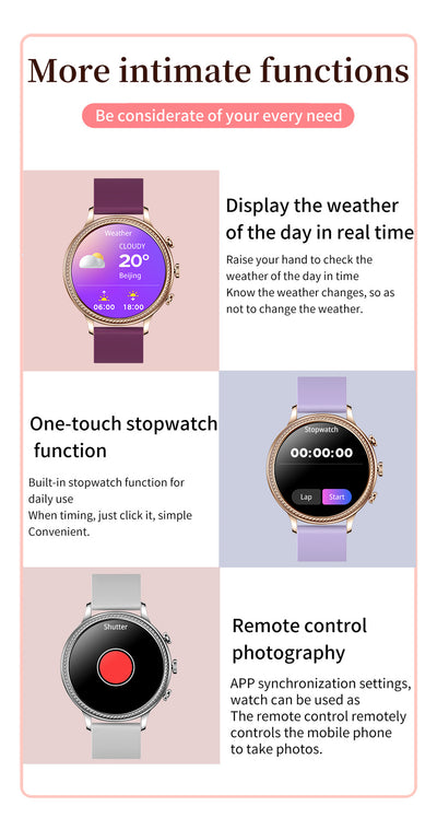 Reloj Deportivo Inteligente para Mujer - Elegante y Versátil - Image 31