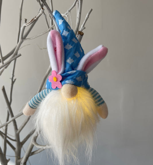 Adorno Navideño Muñeca sin Rostro con Luz LED