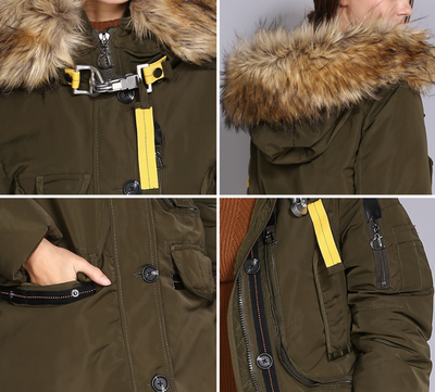 Chaqueta Acolchada Multibolsillos con Estilo Personalizado para Mujer - Image 12