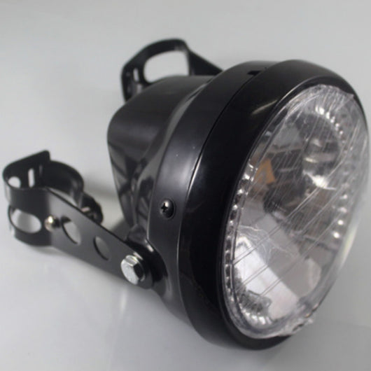 Faro de Moto con Direccionales Integradas para Cafe Racer y Custom