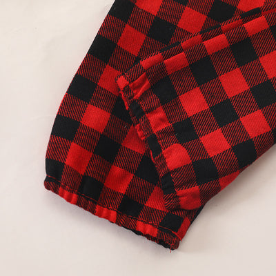 Conjunto Formal de 3 Piezas: Pantalón Cuadros con Corbatín - Image 22