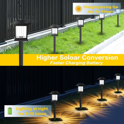 Lámpara Solar de Jardín con Enchufe - Iluminación Automática - Image 9