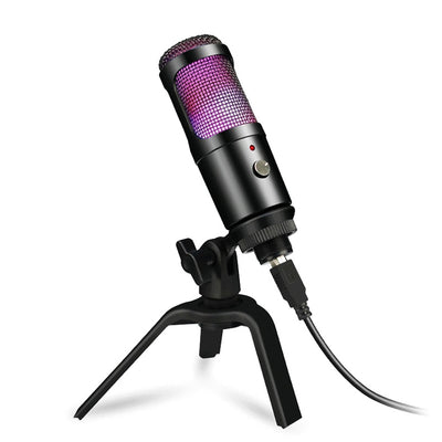 Micrófono Condensador RGB para Gaming, Streaming y Grabación Profesional - Image 5