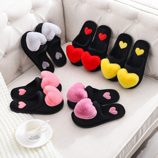 Pantuflas de Invierno Acogedoras con Diseño Romántico para San Valentín - Image 15