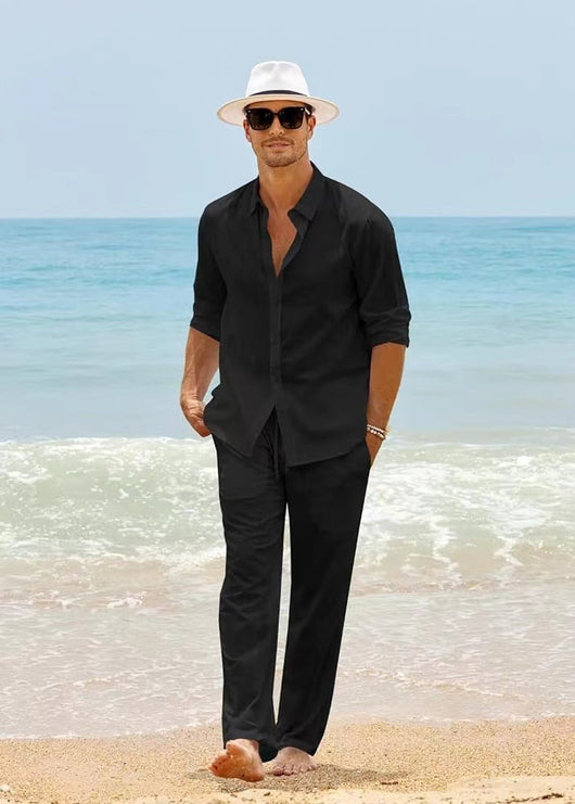 Conjunto Casual de Moda Europea para Hombre con Manga Larga - Image 7