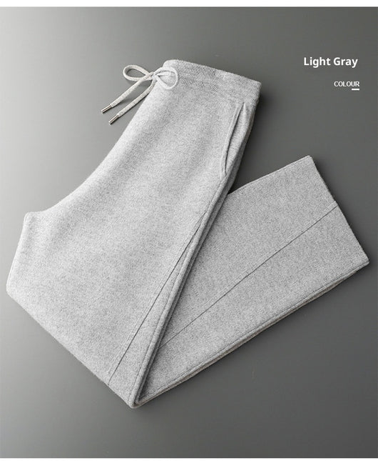 Conjunto Deportivo Lana Pura Hombre: Sudadera sin Costuras y Pantalón Tejido con Cordón - Image 19