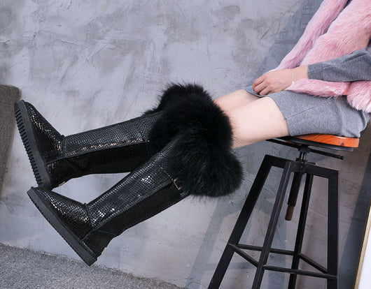 Botas Altas de Cuero para Mujer hasta la Rodilla - Image 10