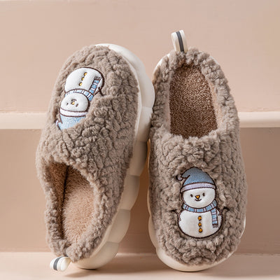 Pantuflas Snowman Térmicas para Pareja - Cómodas, Antideslizantes y Abrigadas - Image 12