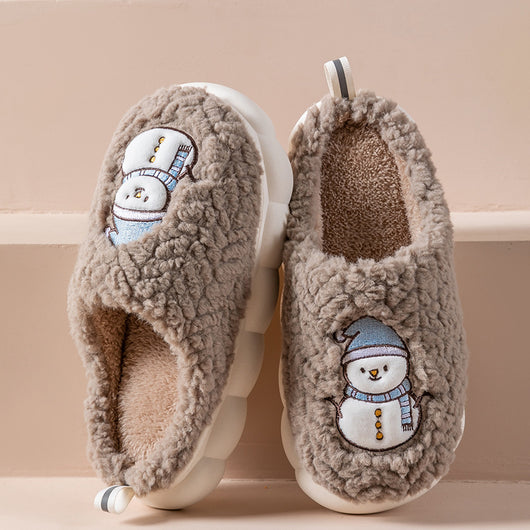 Pantuflas Snowman Térmicas para Pareja - Cómodas, Antideslizantes y Abrigadas - Image 12