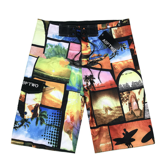 Pantalones Cortos para Hombre Viajero de Verano - Ocio y Aguas Termales - Image 36